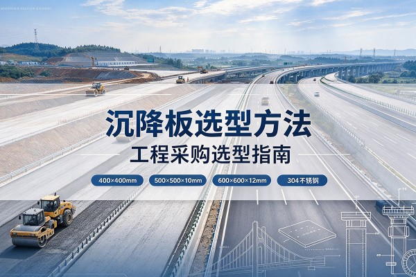 策勒沉降板选择方法