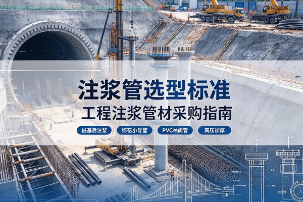 策勒注浆管选型标准